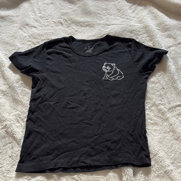 Swarovski Panda Graphic Tee – Size L | 100% Cotton | Crystal Embellished | - Picture 1 of 5